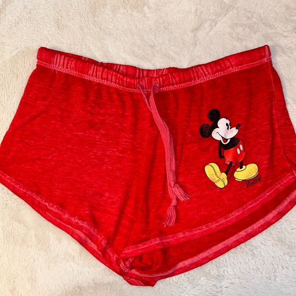 Medium Disney Mickey Mouse stretchy soft pajama shorts - Picture 1 of 4